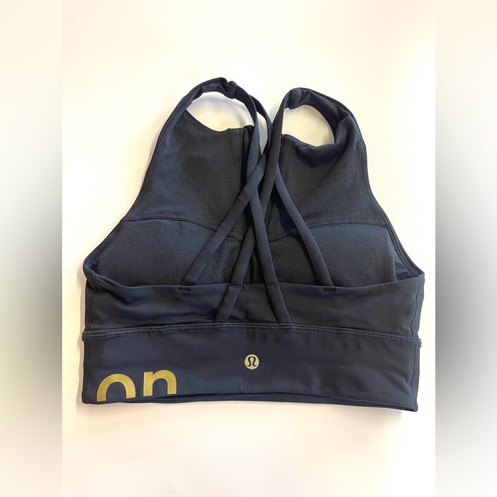Lululemon Energy Bra High Neck Long Line Zip Special Edition sz 4 - Picture 9 of 11